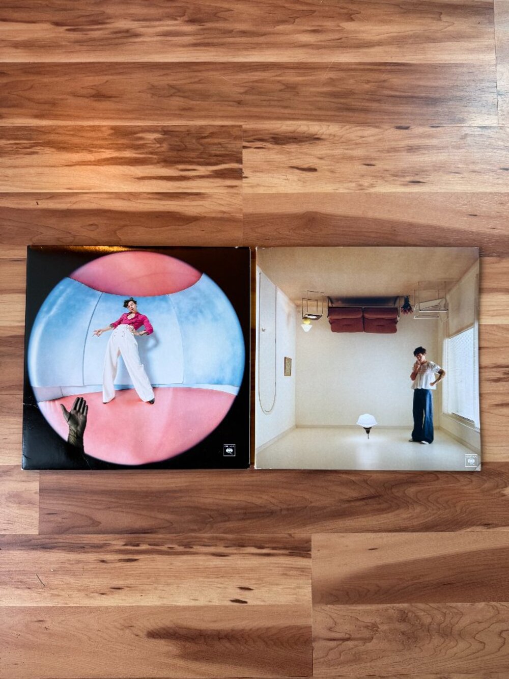 Harry Styles LP Vinyl Bundle Fine Line Gatefold + Harrys House 12" Vinyl Records